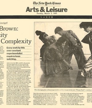 Trisha Brown: Simplicity Within Complexity