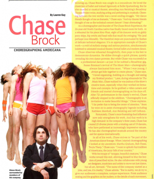 You Should Know: Chase Brock Choreographing Americana