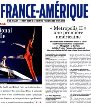 Ballet national de Marseille Première Américaine