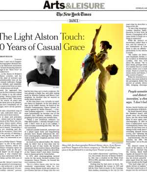 The Light Alston Touch: 40 Years of Casual Grace