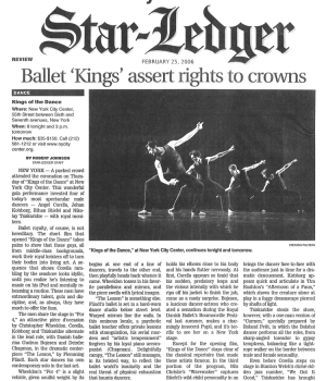 Ballet ‘Kings’ Assert Rights to Crowns