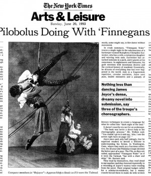 What’s Pilobolus Doing With ‘Finnegans Wake’?