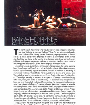 First Buzz: Barre Hopping