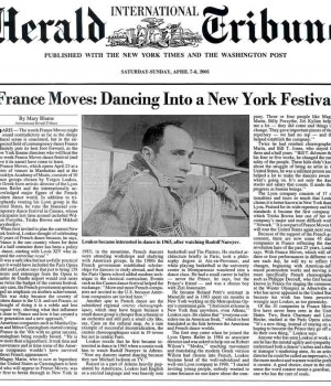 France Moves: Dancing Into a New York Festival
