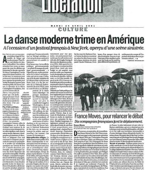 La danse moderne trime en Amérique