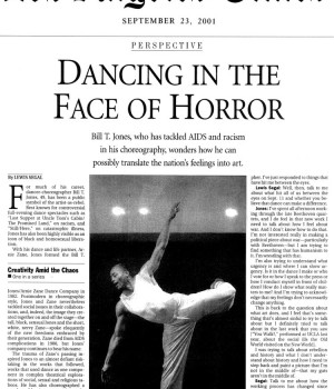 Dancing in the Face of Horror
