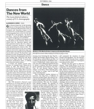 dance from the new world
