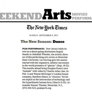 The New Season: Dance