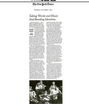 Taking Words and Music and Bending Identities