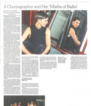 Choreographer and Her ‘Misfits of Ballet’