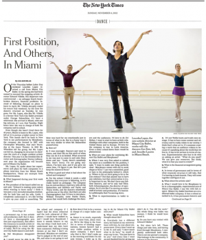 First Position, And Others, In Miami