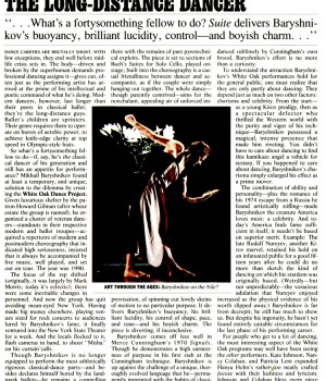 The Loveliness Of The Long-distance Dancer