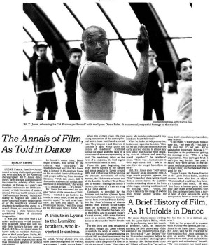 The Annals of Film, As Told in Dance