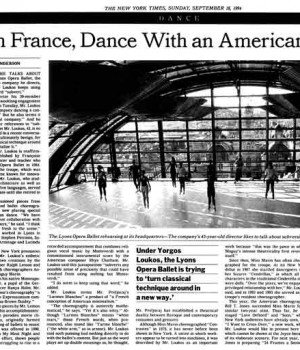 From France, Dance With an American Accent