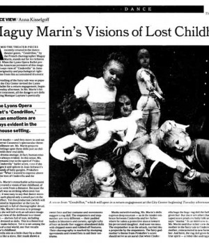 Maguy Marin’s Visions of Lost Childhood