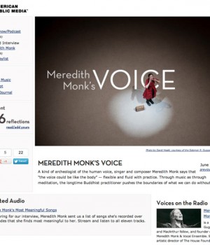 Meredith Monk’s Voice