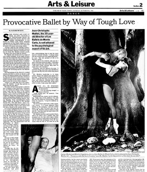 Provocative Ballet by Way of Tough Love