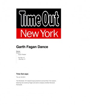 Garth Fagan Dance at The Joyce