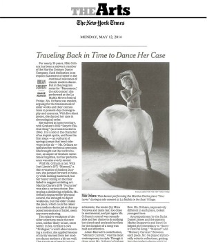 Traveling Back in Time to Dance Her Case