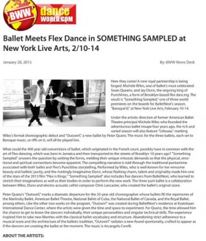 Ballet Meets Flex Dance in SOMETHING SAMPLED at New York Live Arts, 2/10-14