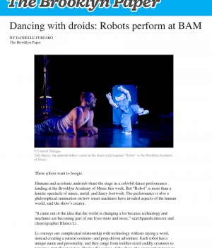 Dancing with droids: Robots perform at BAM